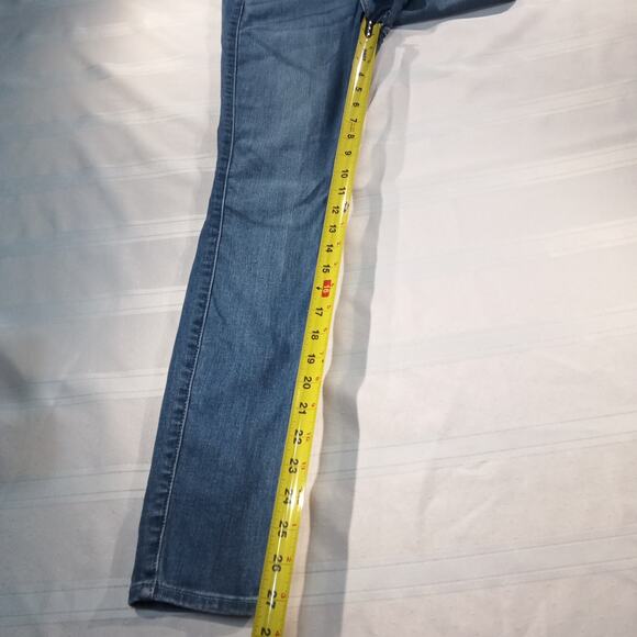 Hollister High-Rise Super Skinny Jeans Women 3R W26 L28 Medium Blue Soft Stretch - Picture 3 of 8